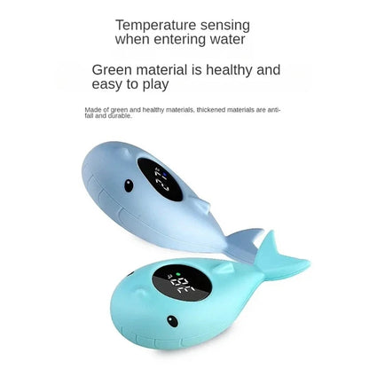 Cartoon Digital Thermometer LED Display Water Temperature Meter Safety Floating Toy for Kids Baby Bath Thermometer