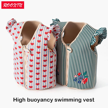 ROOXIN Baby Child Swim Ring Vest Buoyancy Vest Swimming Ring Tube For Kid Swimming Arm Ring Swim Pool Float Water Play Equipment