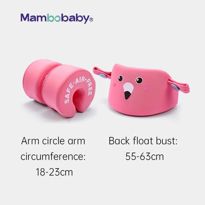 Mambobaby Baby Float Swimming Ring Aid Vest With Arm Wings  Swimming Floats Swim Trainer Non-Inflatable Buoy For Beach Pool