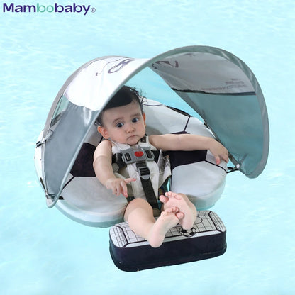 Mambobaby Baby Float Lying Swimming Rings Infant Waist Swim Ring Toddler Swim Trainer Non-inflatable Buoy Pool Accessories Toys