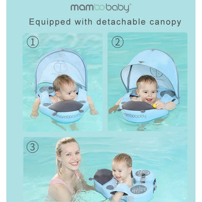 Infant Kid Floater Baby Lying Swimming Float Mambobaby Non Inflatable Baby Waist Floater Swim Trainer Solid Infant Pool Float