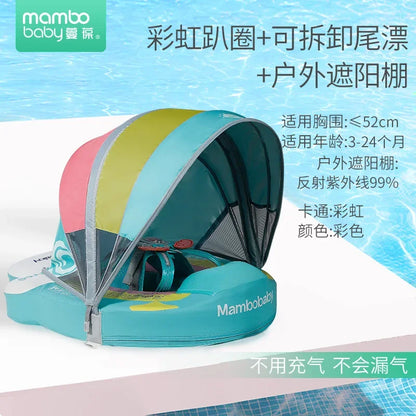 New Baby Swim Floats Swimming Rings Infant Floater Non-Inflatable Pool Accessories Toys Toddler Swim Trainer Mambobaby 아기 수영 반지