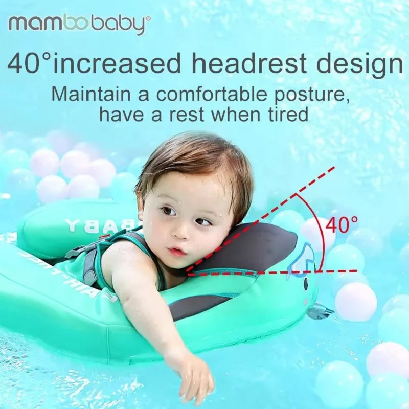 Mambobaby New Non-Inflatable Baby Swimming Float Seat Float Baby Swimming Ring Pool Toys Fun Accessories Boys Girls General