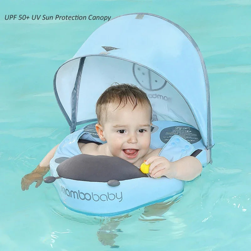 Mambobaby Baby Non-Inflatable Floating Swimming Rings Baby Shoulder Float Swim Trainer Floats For Pool Toys Accessories UPF 50+