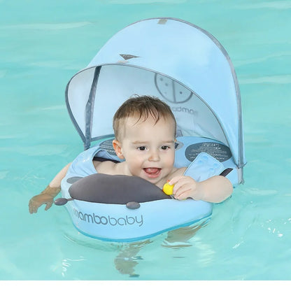 Infant Kid Floater Baby Lying Swimming Float Mambobaby Non Inflatable Baby Waist Floater Swim Trainer Solid Infant Pool Float