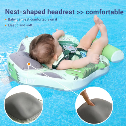 Mambobaby float VIP 1 Non-Inflatable Baby Float with Canopy  Waist Swimming Chest Floater Spa Buoy Trainer Supplier